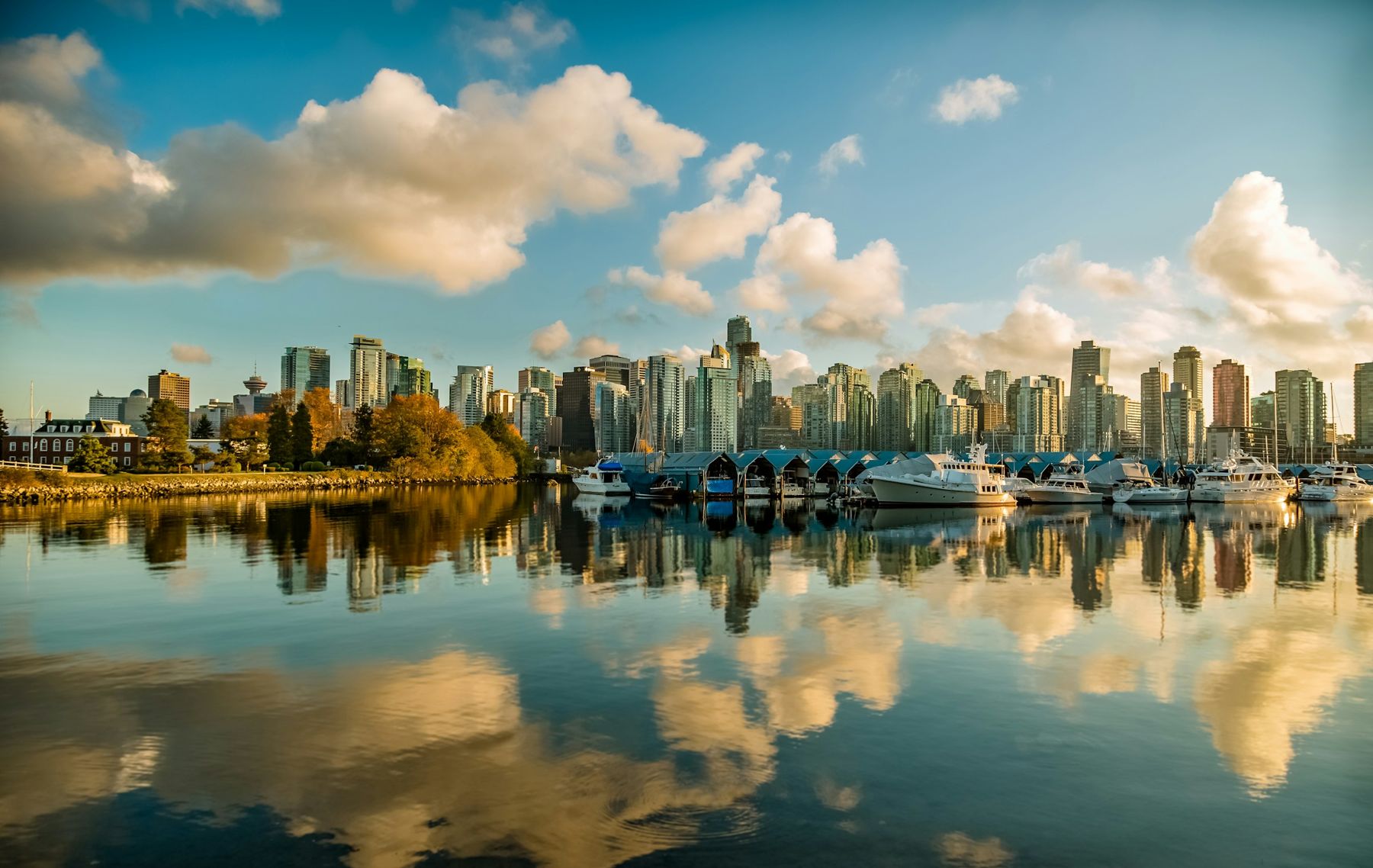 Vancouver waterfront and downtown skyline