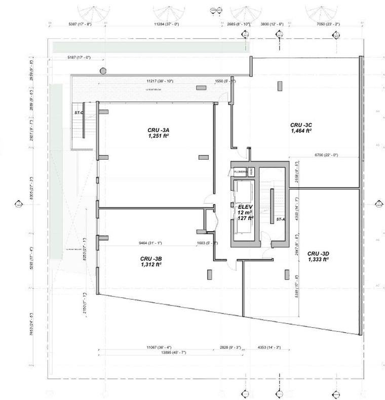 Floor plan of the third floor